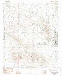 Download a high-resolution, GPS-compatible USGS topo map for Carlsbad West, NM (1985 edition)