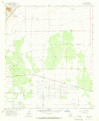 Download a high-resolution, GPS-compatible USGS topo map for Carne, NM (1967 edition)
