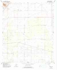 preview thumbnail of historical topo map of Luna County, NM in 1965