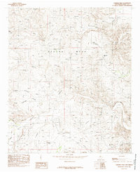 Download a high-resolution, GPS-compatible USGS topo map for Carnero Peak, NM (1985 edition)