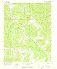 Download a high-resolution, GPS-compatible USGS topo map for Carracas Canyon, NM (1972 edition)