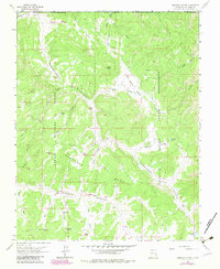 Download a high-resolution, GPS-compatible USGS topo map for Carracas Canyon, NM (1983 edition)