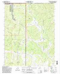 Download a high-resolution, GPS-compatible USGS topo map for Carracas Canyon, NM (1998 edition)