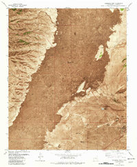 Download a high-resolution, GPS-compatible USGS topo map for Carrizozo West, NM (1982 edition)