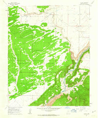 Download a high-resolution, GPS-compatible USGS topo map for Carson, NM (1963 edition)