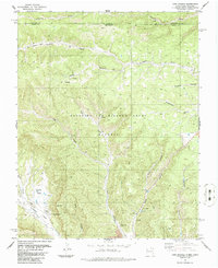 preview thumbnail of historical topo map of Colfax County, NM in 1986