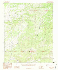 Download a high-resolution, GPS-compatible USGS topo map for Cebolla, NM (1983 edition)