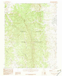 Download a high-resolution, GPS-compatible USGS topo map for Cedar Canyon, NM (1983 edition)