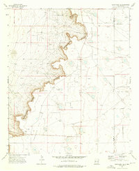 Download a high-resolution, GPS-compatible USGS topo map for Cedar Point SE, NM (1976 edition)