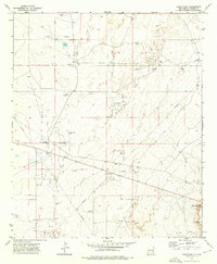 preview thumbnail of historical topo map of Chaves County, NM in 1973