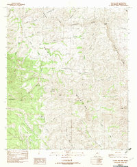 Download a high-resolution, GPS-compatible USGS topo map for Center Peak, NM (1982 edition)
