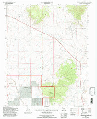 Download a high-resolution, GPS-compatible USGS topo map for Cerro De Los Taoses, NM (1997 edition)