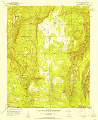 Download a high-resolution, GPS-compatible USGS topo map for Cerro Del Grant, NM (1954 edition)