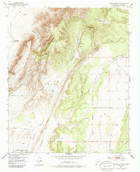 Download a high-resolution, GPS-compatible USGS topo map for Cerro Montoso, NM (1986 edition)