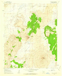 preview thumbnail of historical topo map of Cibola County, NM in 1960