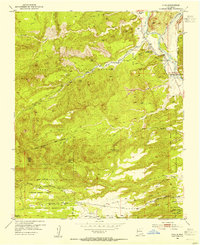 Download a high-resolution, GPS-compatible USGS topo map for Chili, NM (1954 edition)