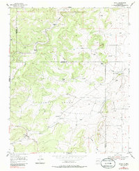 Download a high-resolution, GPS-compatible USGS topo map for Chilili, NM (1986 edition)