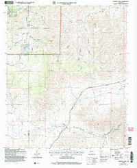 preview thumbnail of historical topo map of Chaves County, NM in 2004