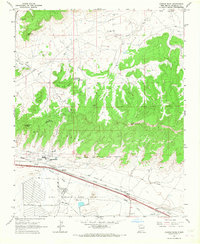 Download a high-resolution, GPS-compatible USGS topo map for Church Rock, NM (1967 edition)