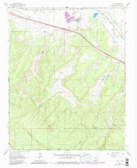 Download a high-resolution, GPS-compatible USGS topo map for Ciniza, NM (1981 edition)