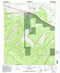Download a high-resolution, GPS-compatible USGS topo map for Ciniza, NM (1998 edition)