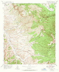 Download a high-resolution, GPS-compatible USGS topo map for Circle Mesa, NM (1966 edition)