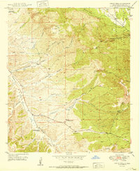 Download a high-resolution, GPS-compatible USGS topo map for Circle Mesa, NM (1951 edition)
