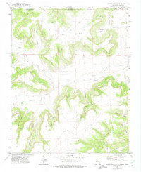 Download a high-resolution, GPS-compatible USGS topo map for Cobert Mesa South, NM (1975 edition)