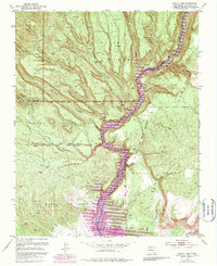 Download a high-resolution, GPS-compatible USGS topo map for Cochiti Dam, NM (1983 edition)
