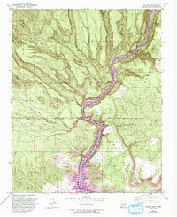 Download a high-resolution, GPS-compatible USGS topo map for Cochiti Dam, NM (1993 edition)