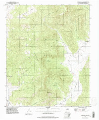 Download a high-resolution, GPS-compatible USGS topo map for Comanche Peak, NM (1998 edition)