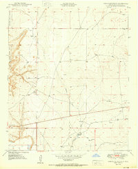 Download a high-resolution, GPS-compatible USGS topo map for Comanche Spring, NM (1950 edition)