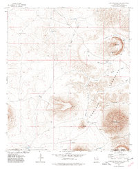 preview thumbnail of historical topo map of Otero County, NM in 1975