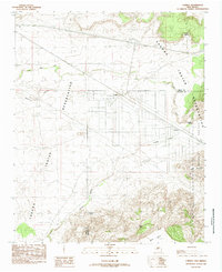 Download a high-resolution, GPS-compatible USGS topo map for Correo, NM (1985 edition)