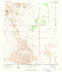 Download a high-resolution, GPS-compatible USGS topo map for Cotton City, NM (1967 edition)
