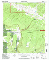 Download a high-resolution, GPS-compatible USGS topo map for Cottonwood Canyon, NM (1998 edition)