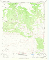 Download a high-resolution, GPS-compatible USGS topo map for Cow Canyon, NM (1971 edition)