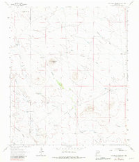 Download a high-resolution, GPS-compatible USGS topo map for Cow Springs Mountain, NM (1981 edition)