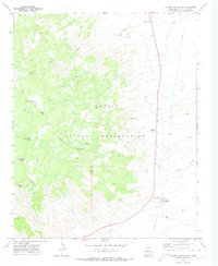 Download a high-resolution, GPS-compatible USGS topo map for Coyote Canyon NW, NM (1974 edition)