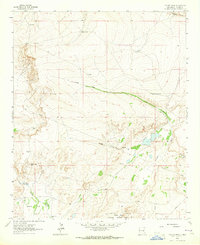 preview thumbnail of historical topo map of Chaves County, NM in 1963