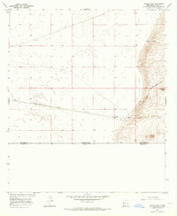 Download a high-resolution, GPS-compatible USGS topo map for Coyote Hill, NM (1967 edition)