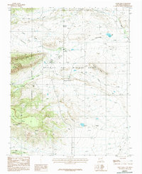 preview thumbnail of historical topo map of Colfax County, NM in 1987