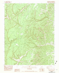 Download a high-resolution, GPS-compatible USGS topo map for Crevasse Canyon, NM (1983 edition)
