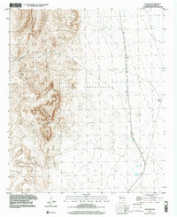 Download a high-resolution, GPS-compatible USGS topo map for Crocker, NM (2002 edition)