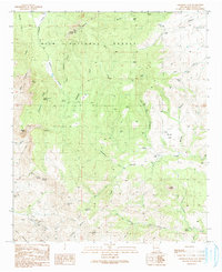 Download a high-resolution, GPS-compatible USGS topo map for Crookson Peak, NM (1991 edition)