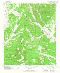 Download a high-resolution, GPS-compatible USGS topo map for Crosby Springs, NM (1967 edition)