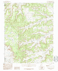 Download a high-resolution, GPS-compatible USGS topo map for Crow Mesa East, NM (1985 edition)