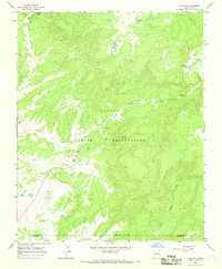 Download a high-resolution, GPS-compatible USGS topo map for Crystal, NM (1969 edition)