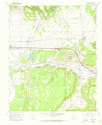1957 Map of Acomita Lake, NM, 1973 Print