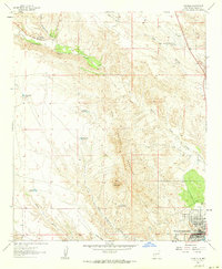 Download a high-resolution, GPS-compatible USGS topo map for Cuchillo, NM (1964 edition)
